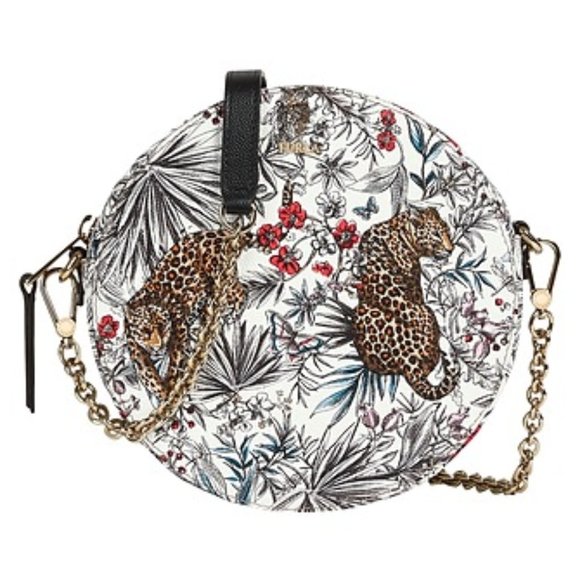 Furla Bags Very Rare Furla Jungle Print Swing Mini Round Crossbody